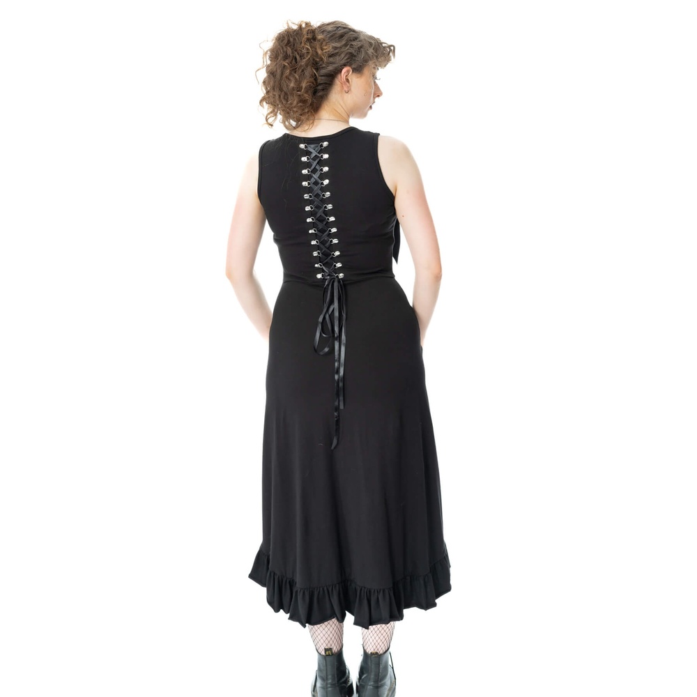 Poizen Industries - Midnight Coven Langes Kleid - Schwarz